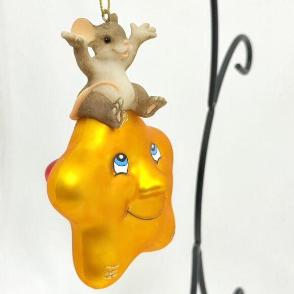 Charming Tails Glass Ornament "My Shining Star" w/Box by Fitz & Floyd - Picture 7 of 8